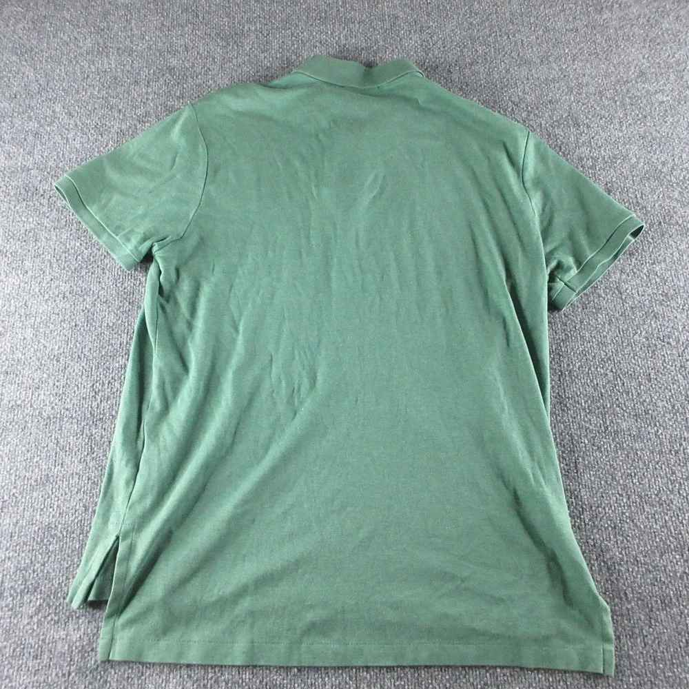 Polo Ralph Lauren Polo Shirt Mens L Green Short Sleeve Pima Soft Touch Logo